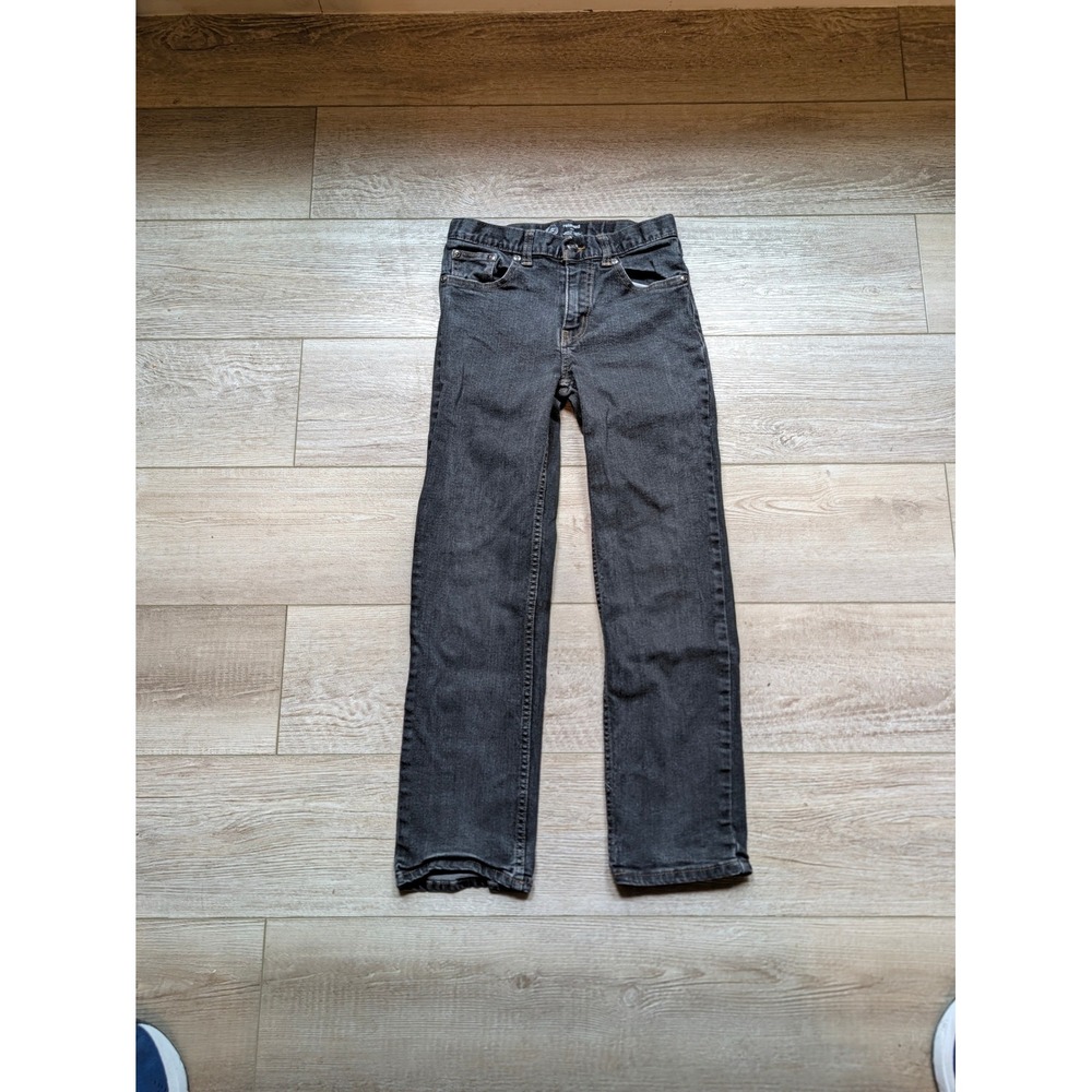 Wonder Nation Boys Relaxed Fit Jeans Washed Black Denim Size 12 WB08201B